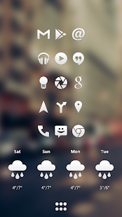 White Frost Go Apex Nova Theme apk cracked download - screenshot thumbnail