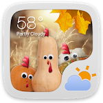 Happy Turkey Day GO Weather EX Apk