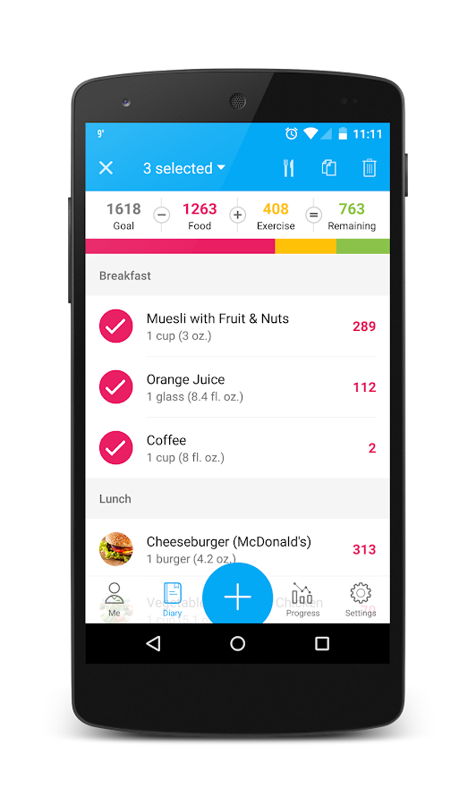 Calorie Counter YAZIO screenshot