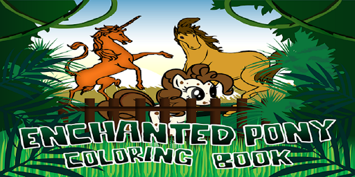 Enchanted Pony Colouring Book
