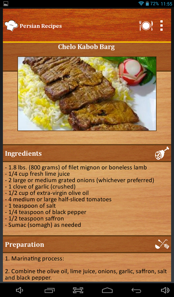 Persian Recipes (Premium) Screen 3