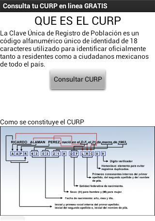 Consulta tu Curp Gratis Online