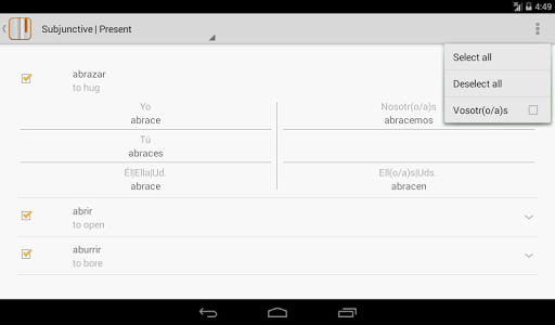 【免費教育App】Spanish Verbs Conjugations-APP點子