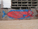 Spiderman Fish Mural