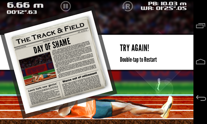 QWOP Screen 1