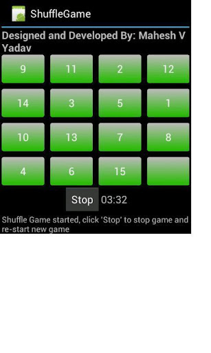 Shuffle Numbers Game