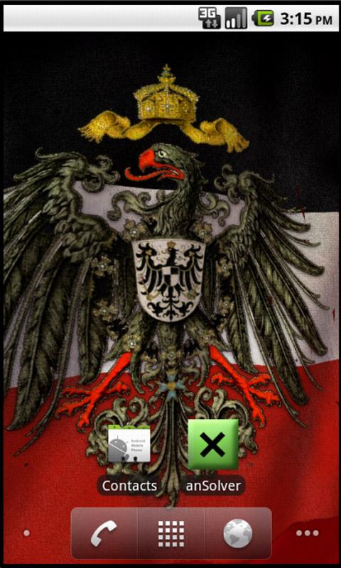 Android application 3D German Imperial Flag screenshort