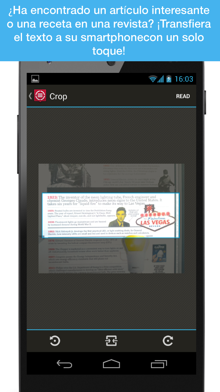Android application TextGrabber Scan OCR Translate screenshort