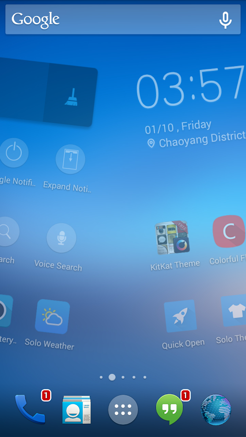 Solo Launcher ★KitKat UI★ - screenshot