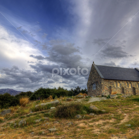 A Historical Church near Lake Tekapo by Rozaitonisah Razali - Buildings & Architecture Places of Worship