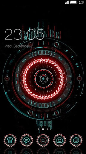 Futuristic C Launcher Theme