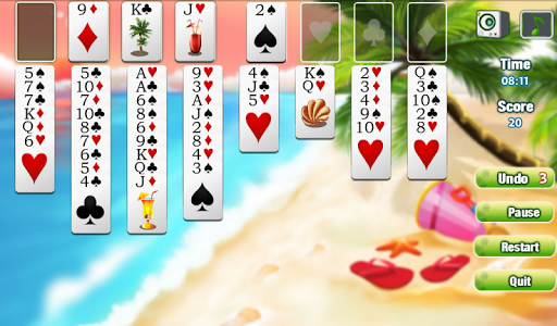 【免費休閒App】Freecell Summer Holiday Free-APP點子