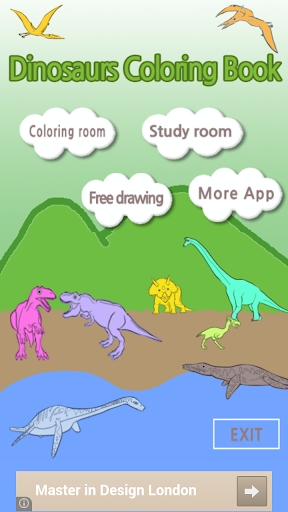 Coloring Book dinosaur draw