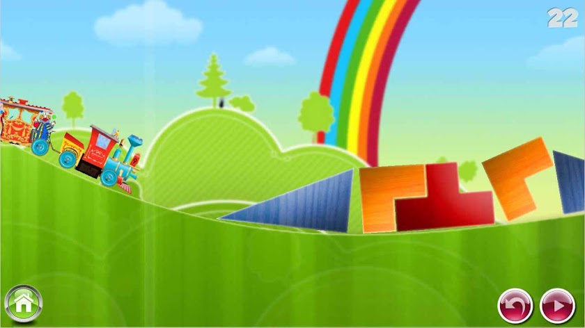 Circus Train educational game Screen 1