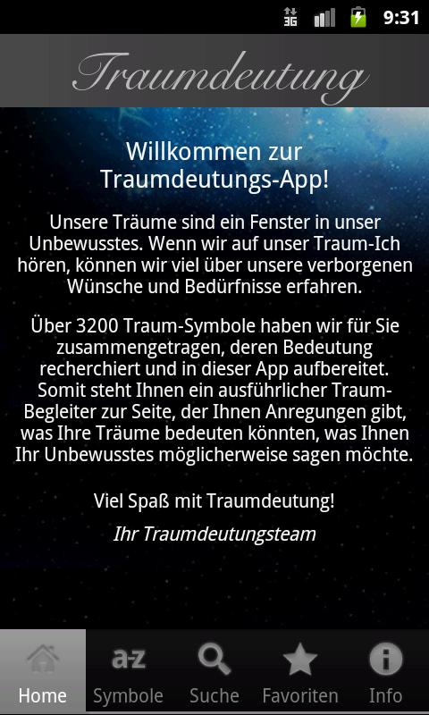 Traumdeutung Screen 2