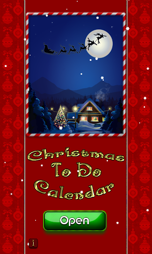 Christmas To Do List Calendar