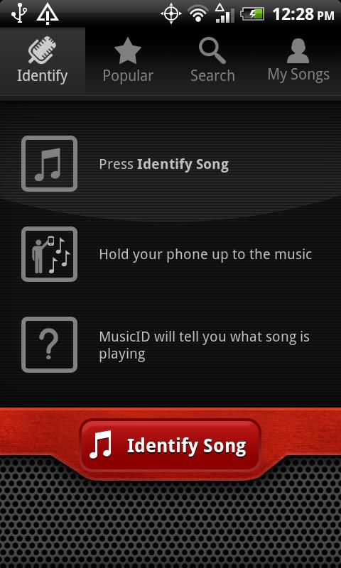 MusicID World Screen 1