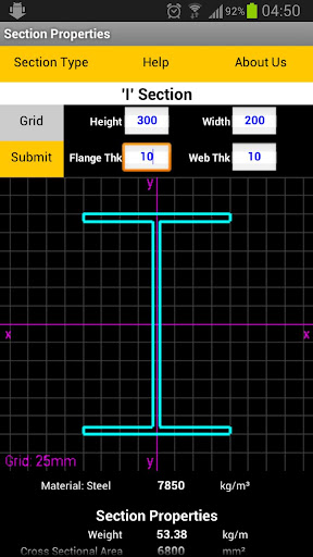 【免費生產應用App】ITR Section Properties-APP點子