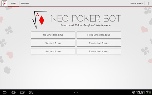 Neo Poker Bot