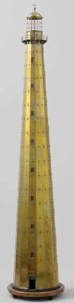 Model van de vuurtoren van Vlakkenhoek op Sumatra, P. Leemans, 1879