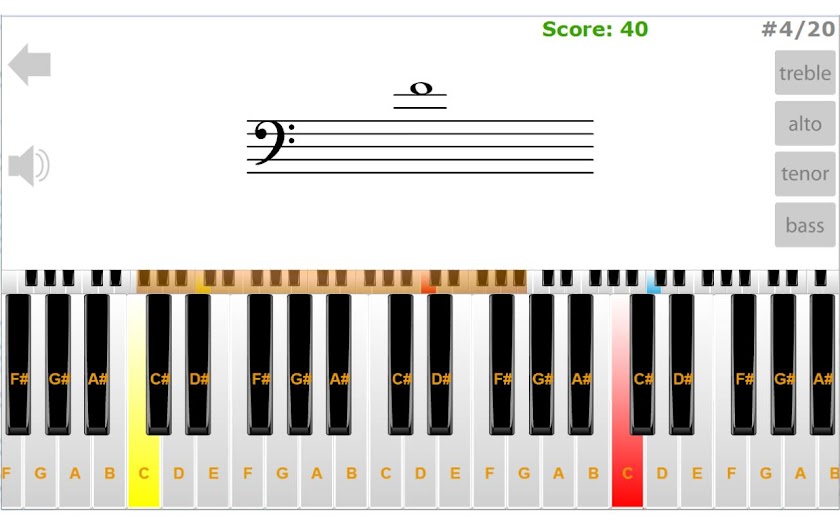 ClefTutor - Music Notes Game Screen 1