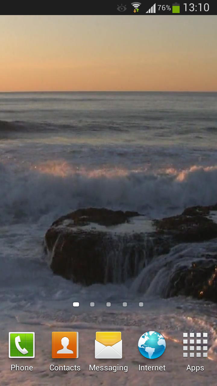 Sunset Ocean Live Wallpaper 2 Screen 3