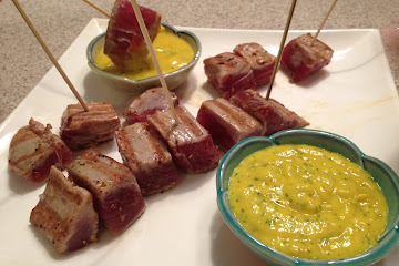 Mango Tuna Bites 