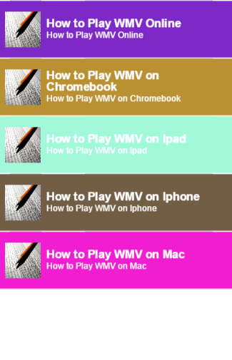 how to play wmv