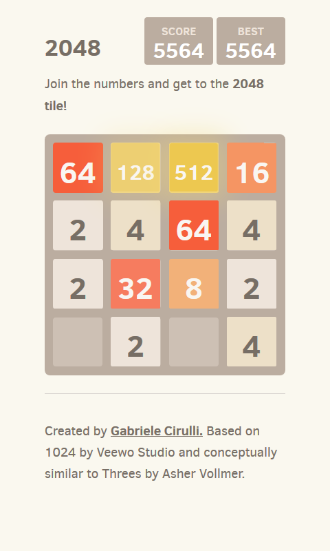 2048 Screen 3
