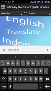 English-Indonesia Dictionary Screenshots 1