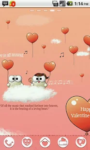 My Valentine GO Launcher Theme