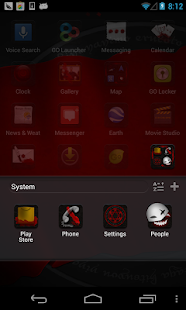 Free Blood Mask GO Launcher Theme APK for Android