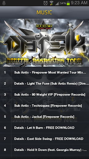 【免費音樂App】DATSIK- DIGITAL ASSASSINS TOUR-APP點子