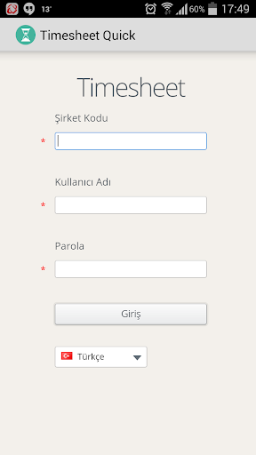 Timesheet Hızlı Giriş