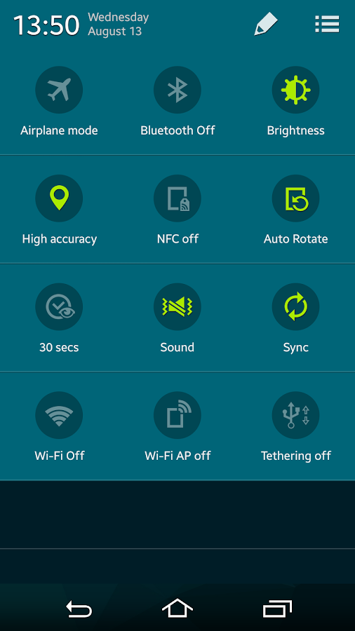 CM11 GALAXY S5 TW theme - screenshot