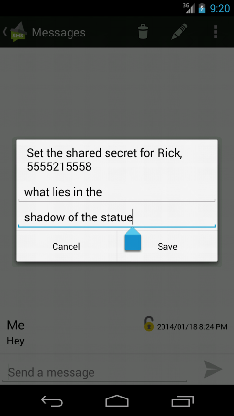    Tinfoil-SMS- screenshot  