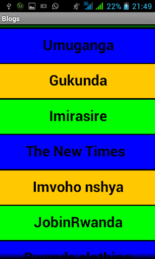 【免費新聞App】Rwanda Blogs-APP點子
