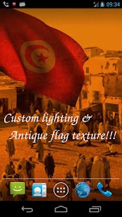 download 3D Tunisia Flag LWP free