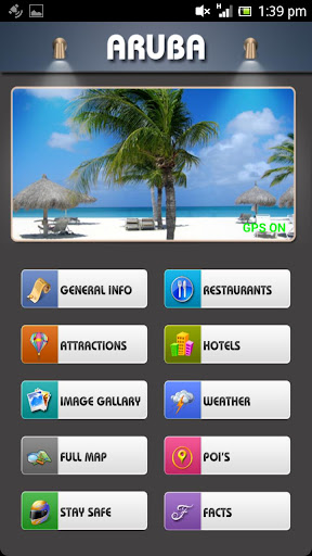 Aruba Offline Map Travel Guide