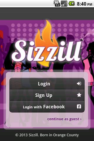 Sizzill - The Nightlife App