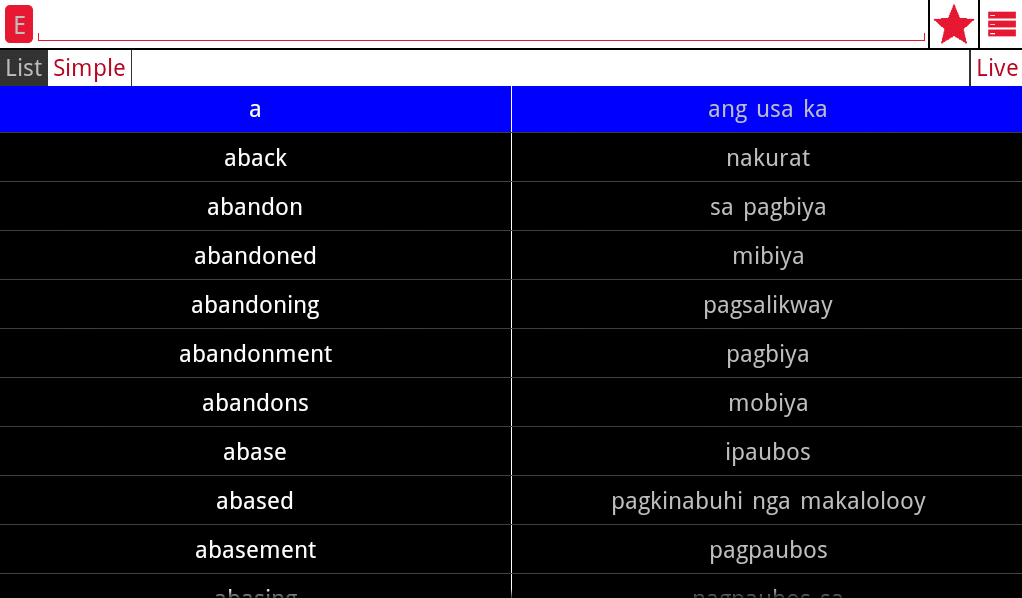 English Cebuano Dictionary Android Apps On Google Play