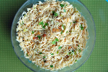 Orzo with Toasted Pine Nuts