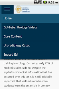 AUA Medical Student Curriculum Screenshots 1