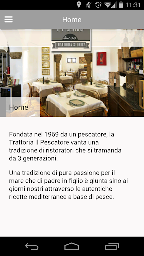 Il Pescatore Trattoria storica