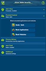 eScan Tablet Security Captura de tela 7
