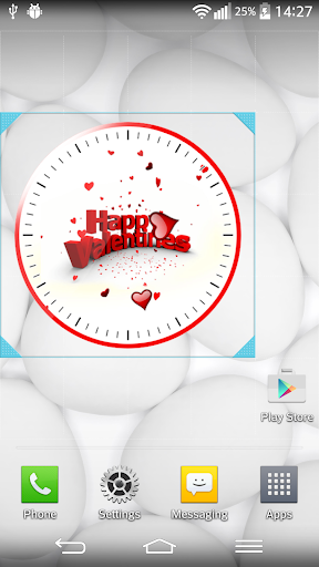 Valentines Day Clock