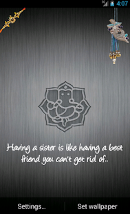 Free Beautiful Threads of Rakhi LWP APK for Android