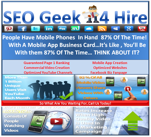 【免費生產應用App】SEOGeek4Hire-APP點子