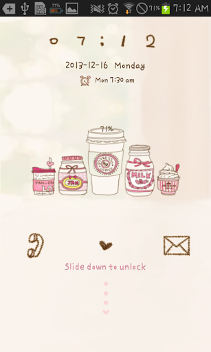 Sweet pink go locker theme