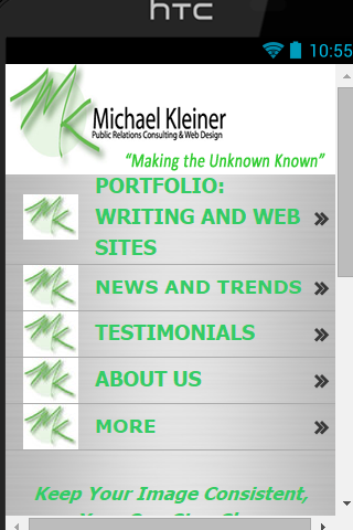 Michael Kleiner PR Web Apps